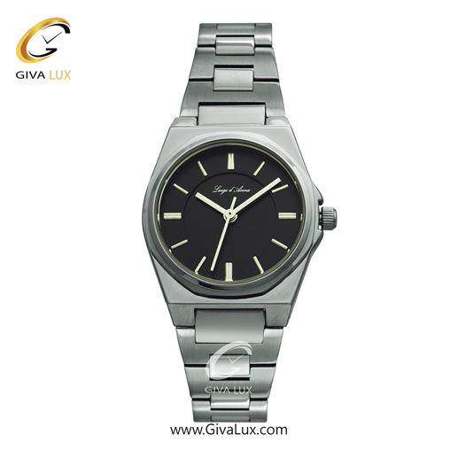 ساعت مچی اورجینال زنانه LdA | لوئیجی د آنا | Luigi d'Ana نقره ای | نقره ای| مشکی| کد رفرنس 2441